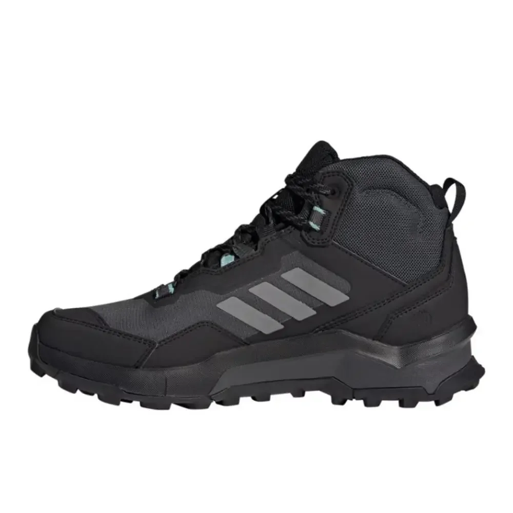 Adidas Terrex AX4 Mid GORE-TEX Hiking Shoes GTX Boots | Women's 9 Black Grey NEW - Picture 3 of 13